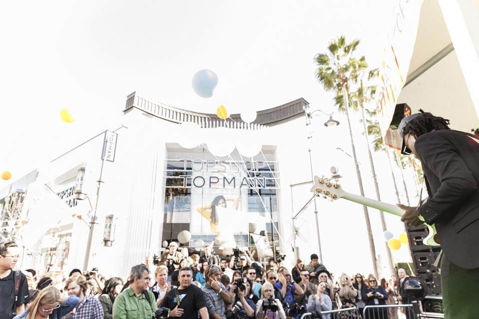 Evento inauguración Topshop & Topman en Los Ángeles