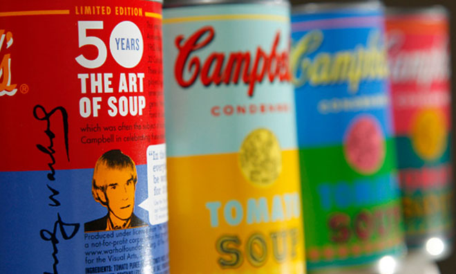 Campbell’s homenajea a Andy Warhol