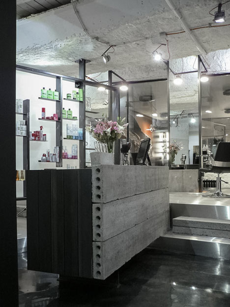 Salón de belleza Táňa Kmenta diseñado por Studio Muon