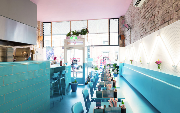 Restaurante Phamily Kitchen en Collingwood, Australia.